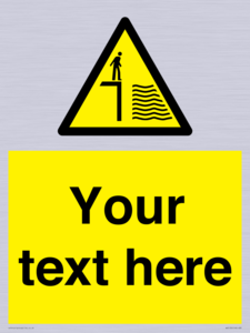 Custom Deep Water Sign